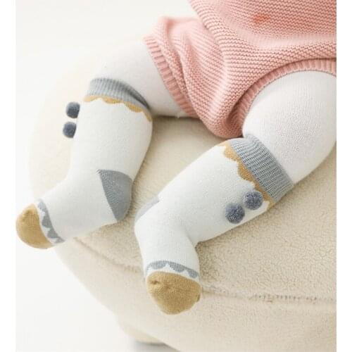 Baby Winter Cotton Long Socks Kids Children Toddler Newborn Infant Boys Girls Warm Terry Thick Thermal Funny Star Knee High Sock