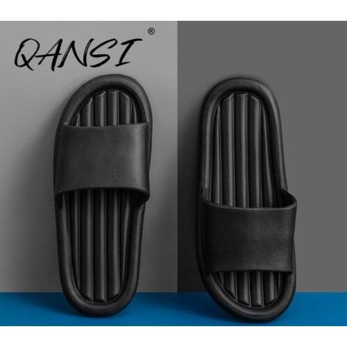 2021 EVA Flat Non-slip Couples Home Slippers Summer Candy Color Massage Men Slippers Casual Soft Sole Round Toe Slippers Men