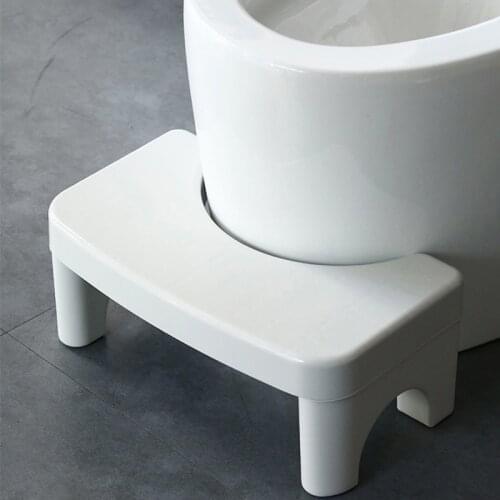 Home Squatty Potty The Original Bathroom Toilet Stool Adult Foldable and Compact Bathroom Poop Stool for Kids and Whole Family