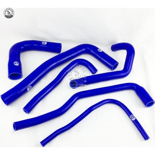 Silicone Radiator Hose Kit For SAAB 9000 91-98 B204 B234 2.0 2.3 AERO (6Pcs) Red/Blue/Black
