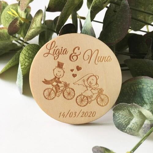 Personalised Wooden Save the Date Magnet, Wedding Invite, Wedding Favours, Wedding Magnets