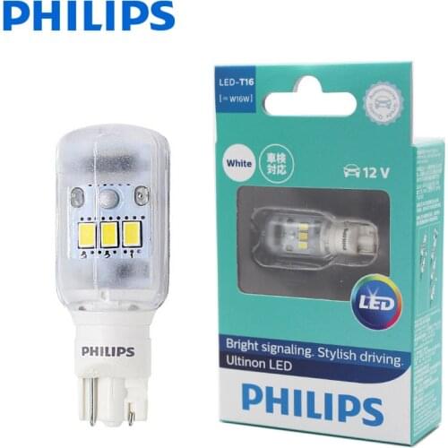 Philips LED 921 T16 T15 W16W 11067ULW Ultinon LED 6000K Cool bleu blanc clignotant feux arrière indicateurs lampe feu Stop, 1X