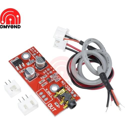 MAX9812 Electret Microphone Amplifier Board Sound Voice Module 3V/5V/12V Input 50*20mm Micro Speaker Audio Voice Sound Board DIY