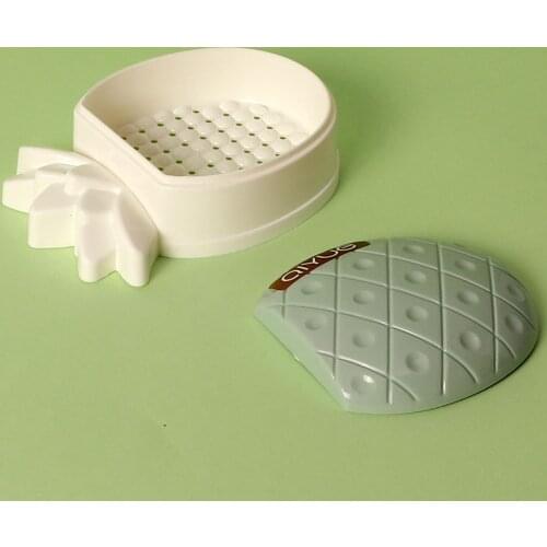 Portable Pineapple Carrot Soap Box Bathroom Dish Plate Case Soap Box Soap Rack Home Shower Travel Hiking Holder Container