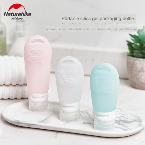 Naturehike Portable Silicone Filling Bottle Travel Men Women Shampoo Bath Tourism Cosmetics Silica Gel bottle Pocket Tools