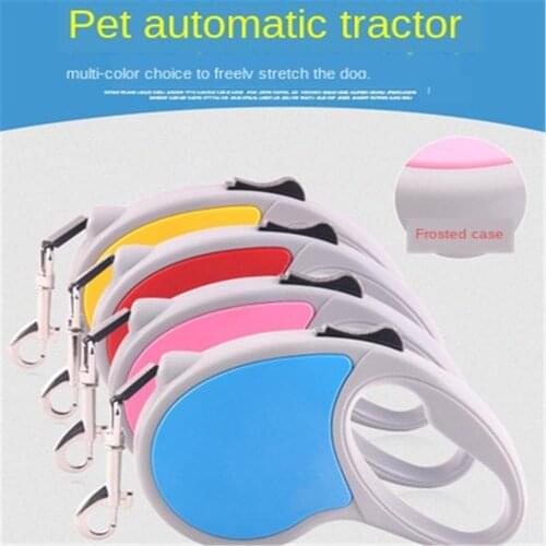 3M/5M Durable Dog Leash Automatic Retractable Nylon Dog Cat Lead Extending Puppy Walking Running Lead Roulette For Dogs
