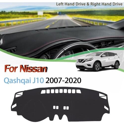 Anti-Slip Mat For Nissan Qashqai 2007-2018 J10 J11 Dashboard Cover Pad Sunshade Dashmat Protect Carpet Anti-UV Accessories