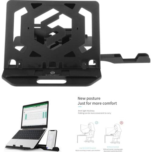 Height Adjustment Laptop Stand For Macbook Pro Notebook Support Computer Stand Riser Cooling Pad
