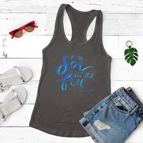 Letter printing Printed Funny Tanks Tops Sleeveless Women Summer Tops for Women Ladies Casual Femme Top Feminino y2k tops