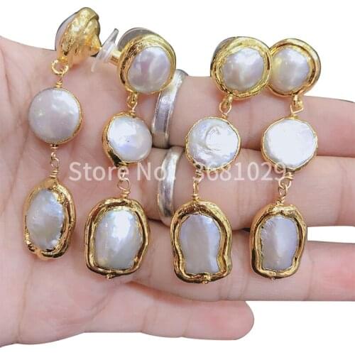 European and American new style simple pearl earrings jewelry fashion personality style with earrings