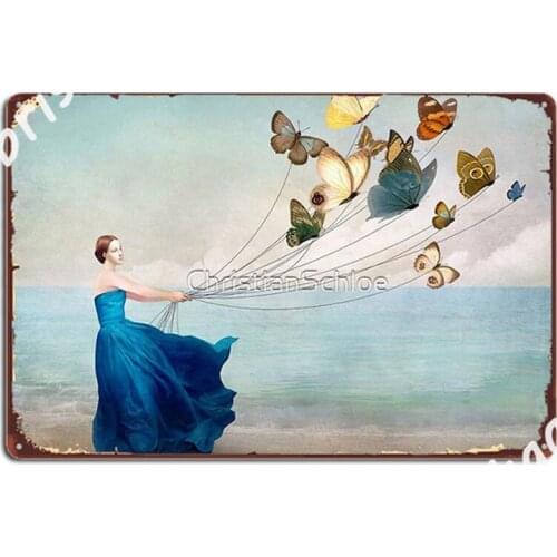 Wonderland Metal Signs Club Wall Designing Metal Posters