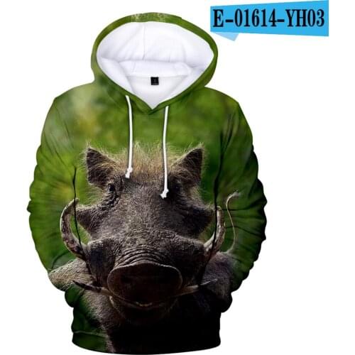 New Fashion Lion King Sweatshirts Men/Women Fashion Harajuku Anime Hoodie Pullover Hooded 3D Print Lion King Mens Hoodies
