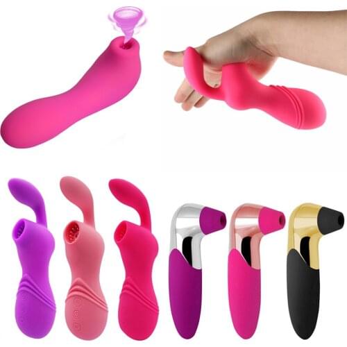 USB Charging Oral Sucking Vibrator Nipple Sucker Clitoris Stimulator Vibrator Female Orgasm Masturbator for Woman Adult Sex Toys