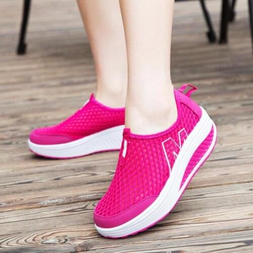 Plus Size High-soled Running Shoes Woman Sneakers Sport Shoes Sports Platform Basket Femme 2020 Footwear Baskets Trainers A-487