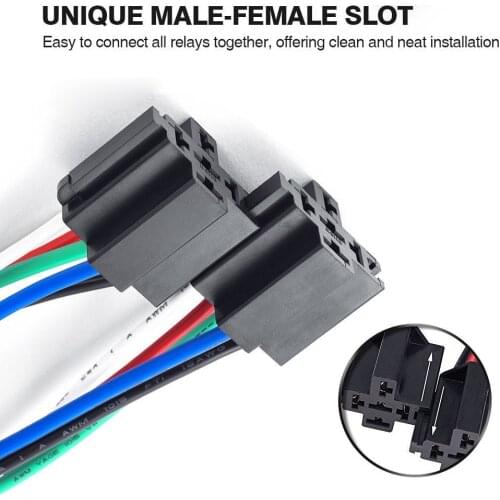 Automotive Relays Fuse Relay Switch Harness Set SPST 30A 12V DC 5-Pin Useful Durable Accessories Fashion Brand New