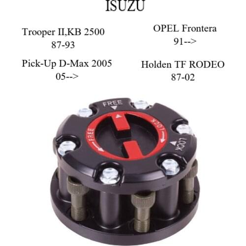 4WD Locking Hubs FOR ISUZU Pickup Trooper OPEL Frontera Holden Jackaroo 897113446PT 8971134460 B022 AVM433