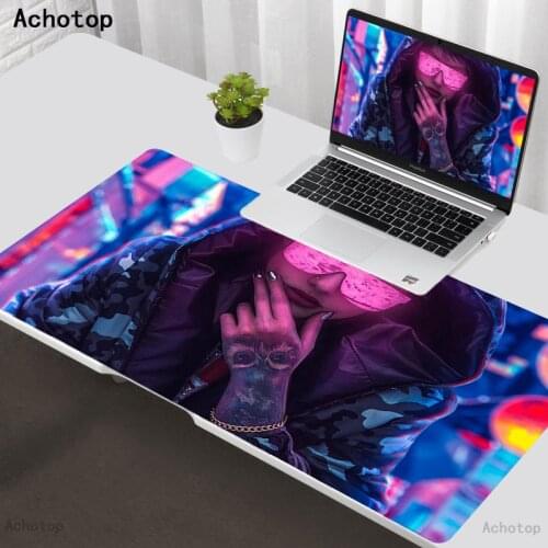 Large Mouse pad Cyberpunks PC Computer mat Tapis Souris Free Shipping XXL Large Mouse Pad Anime Keyboards Desk Mat Mouse Carpet