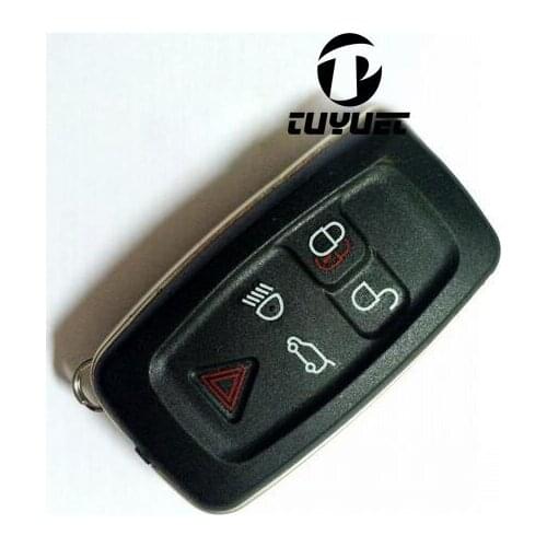 4+1 Buttons Smart Remote Key Shell For Land Rover Freelander Discovery 4 Fob Car Key Blanks Case