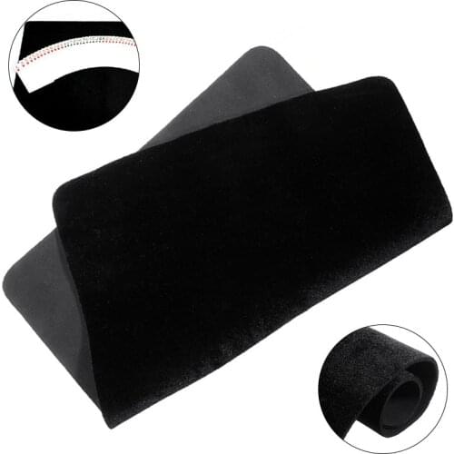 Black Playing Card Mat Pad Close-Up Magic Magicians Poker Mat Performance Tool for Board Game 42cmx30cm