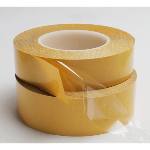50 Meter High Temperature Resistance PET Double Sided Tape No Trace Transparent Heat Resistant Strong Double-Sided Adhesive Tape