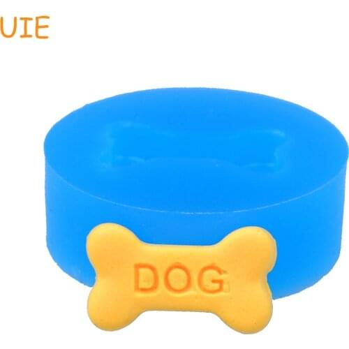 QYL170U 16.3mm Dog Bone Flexible Silicone Mold - Cake Decorations, Polymer Clay, Resin, Chocolate, Candy, Cookie Biscuit Mold