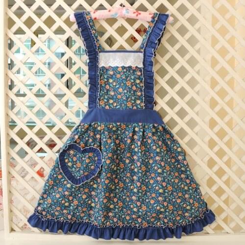 Cotton Sleeveless Kitchen Household Aprons For Women Cooking Apron BBQ Fashion Manicure Shop Coverlet Girls Work Clothes