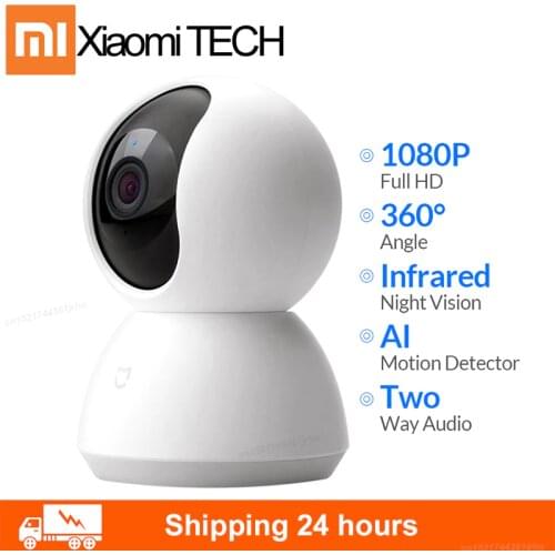 Original Xiaomi Mijia 1080P Smart Camera IP Cam Webcam Camcorder WIFI Wireless 360 Angle Night Vision AI Enhanced Motion Detect