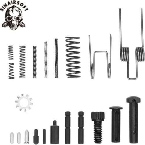 21pcs Kit AR15 Whole Lower Pins, Springs And .223 5.56 Magazine Catch Detents For AEG Hunting Paintball Shooting Accessories