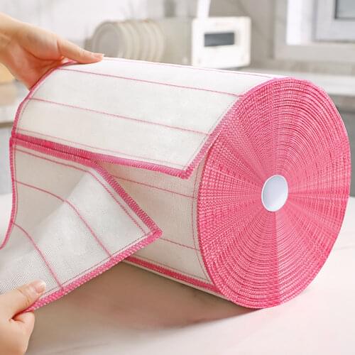 Anti-Oil Kitchen Towel 8 Layers Microfiber Kitchen Cleaning Cloth,thicken Absorbent Scouring Pad Kitchen Daily Dish Towel