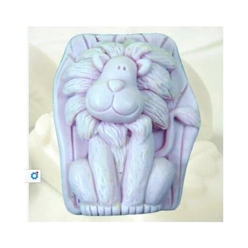 Lion Craft Art Silicone Soap mold Craft Molds DIY Handmade soap molds