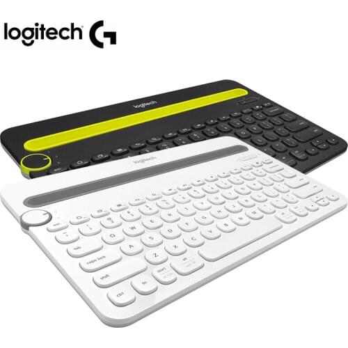 Logitech K480 Bluetooth Wireless Keyboard Multi-Connectivity for Windows Mac Chrome Android PC Tablet Smartphone Ipad Iphone