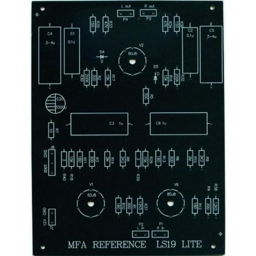 LS19 Preamp PCB Tube Preamp Board Empty Board Base On MFA Reference LINE
