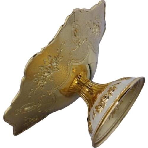 New Elegant Luxury Golden Plated Dried Fruit Plate Snack Tray Home Room Decoration Nut Bowl
