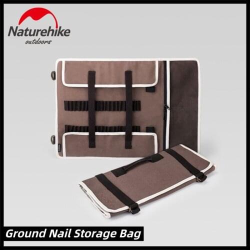 Naturehike Outdoor Tent Ground Nails Storage Bag Tools Camping Equipment Tent Accessories Hammer Wind Rope Tent Pegs