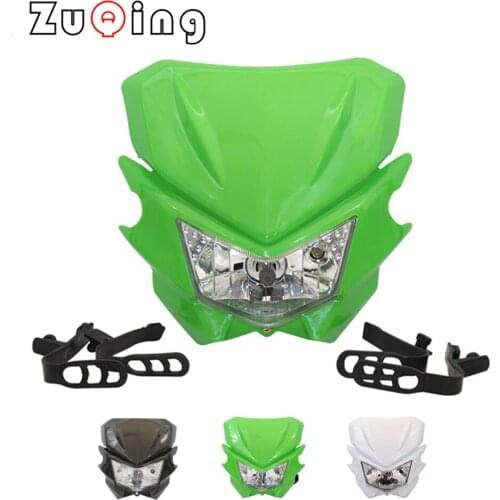 Motorcycle Universal Headlight Headlamp For Kawasaki KLX125 KLX150 250 450 CRF RMZ YZF EXC Dirt Bike Motocross Enduro Off Road