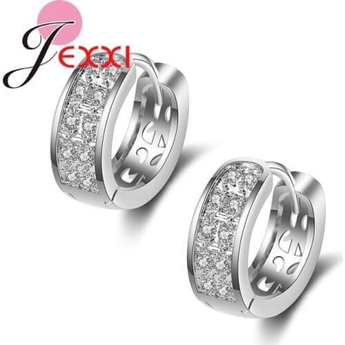 Top Popular Fashion Earring Girls Silver Jewelry Woman Earings Accessories Wedding Stud Earrings New