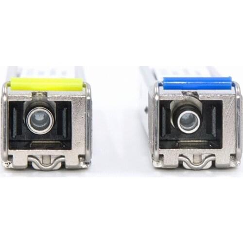 1.25G 1Pair SFP Module Connector SC Gigabit DDM BIDI 1.25G SC 10KM Fiber Optical Transceiver Module compatible for cisco