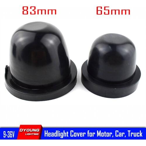 Rubber Caps Headlights Dust Cover Led For Nissan S14 Chrysler Town Country H7 Car H4 Hi Low Beam Lamp Two Sizes 65MM 83MM 1Pcs