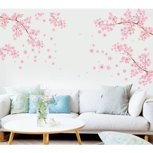 1PC DIY Removable Plum Blossom Tree Branch Wall Furniture Stickers Home Living Sitting Room Mural Decoration