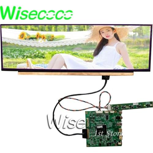 14 Inch 4k Stretched LCD 3840*1100 Aida64 Display CPU GPU Information Sub Display Edp 30 Pins Controller Board Long Strip Panel