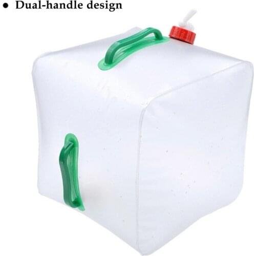 20L Portable Water Reservoir Water Bladder Hydration Pack Storage Bag Folding Camping Water Bag Water Container Bag For Car