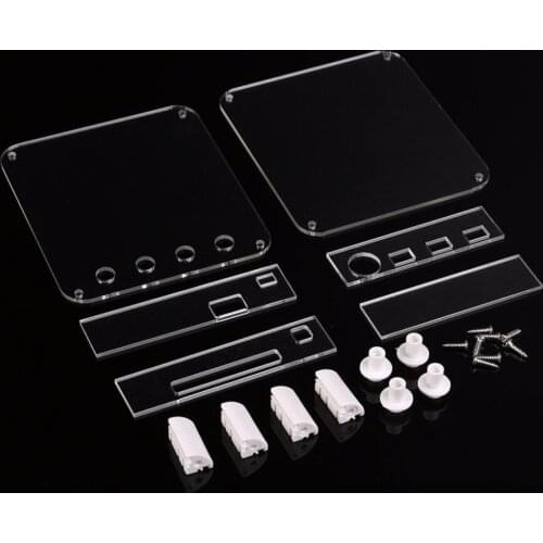Acrylic Protection Case For DSO138 Mini Digital Oscilloscope DIY Anti Scratch Cover Transparent Shield