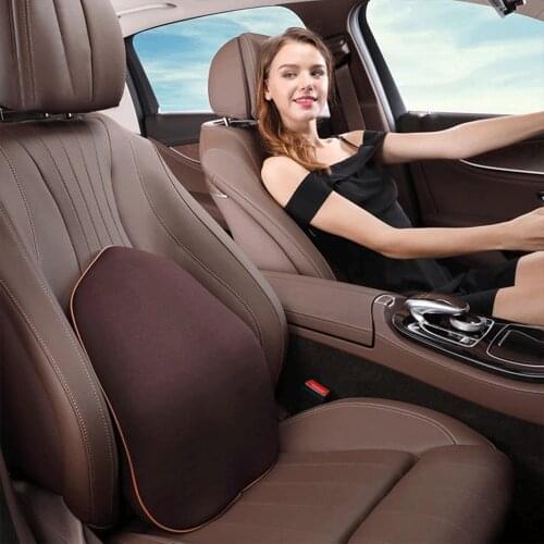 Car memory cotton headrest waist suit car supplies seat back pillow waist protection car headrest waist