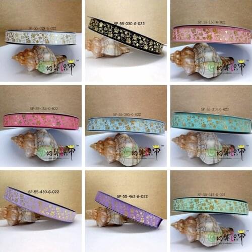 Free shipping printed cartoon grosgrain ribbon SP-55-029G-022