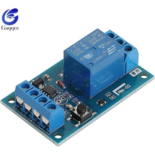 DC 12V Bond Bistable Relay Module Single Button Bistable Car Modification Switch Start Stop Self-Locking 828 Promotion Board New