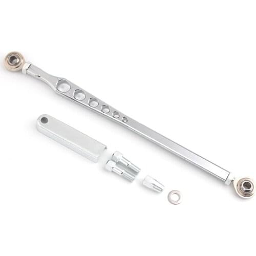 Motorcycle Chrome Gear Shift Linkage Rod Shifter Link For Harley Davidson Electra Glide Road King Street Glide Dyna Wide Glide