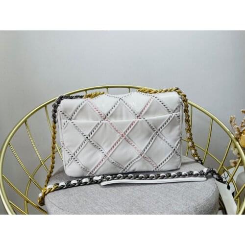 Ip021 2021 new summer collection women handbags fabric and inside lambskin luxury ladies Shoulder bag