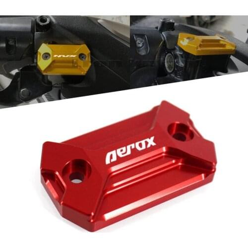For YAMAHA AEROX155 AEROX NVX 155 NVX155 2015 2016 2017 2018 2019 Scooter Accessories CNC Front brake Fluid Reservoir Cap Cover