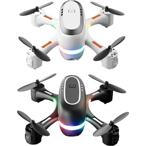 LSRC LED Rainbow RC Mini Drone DIY Rainbow Marquee With 480P 720P HD Dual Camera WIFI FPV Phone RC Quadcopter Drone Toys Gift