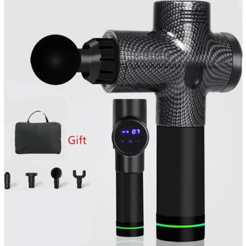 LCD Display Muscle Massager Deep Tissue Massager Muscle Relaxation Therapy Exercising Muscle Pain Relief Body Shaping 20#33